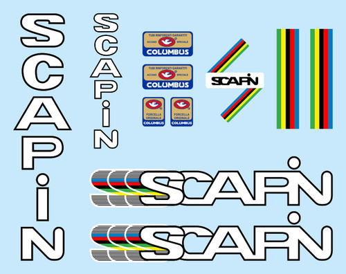 Scapin decals stickers vélo - decals,
