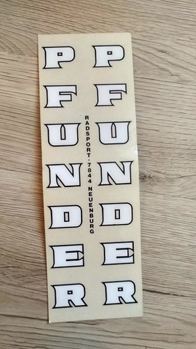 Pfunder vintage sticker bike - pfunder ,